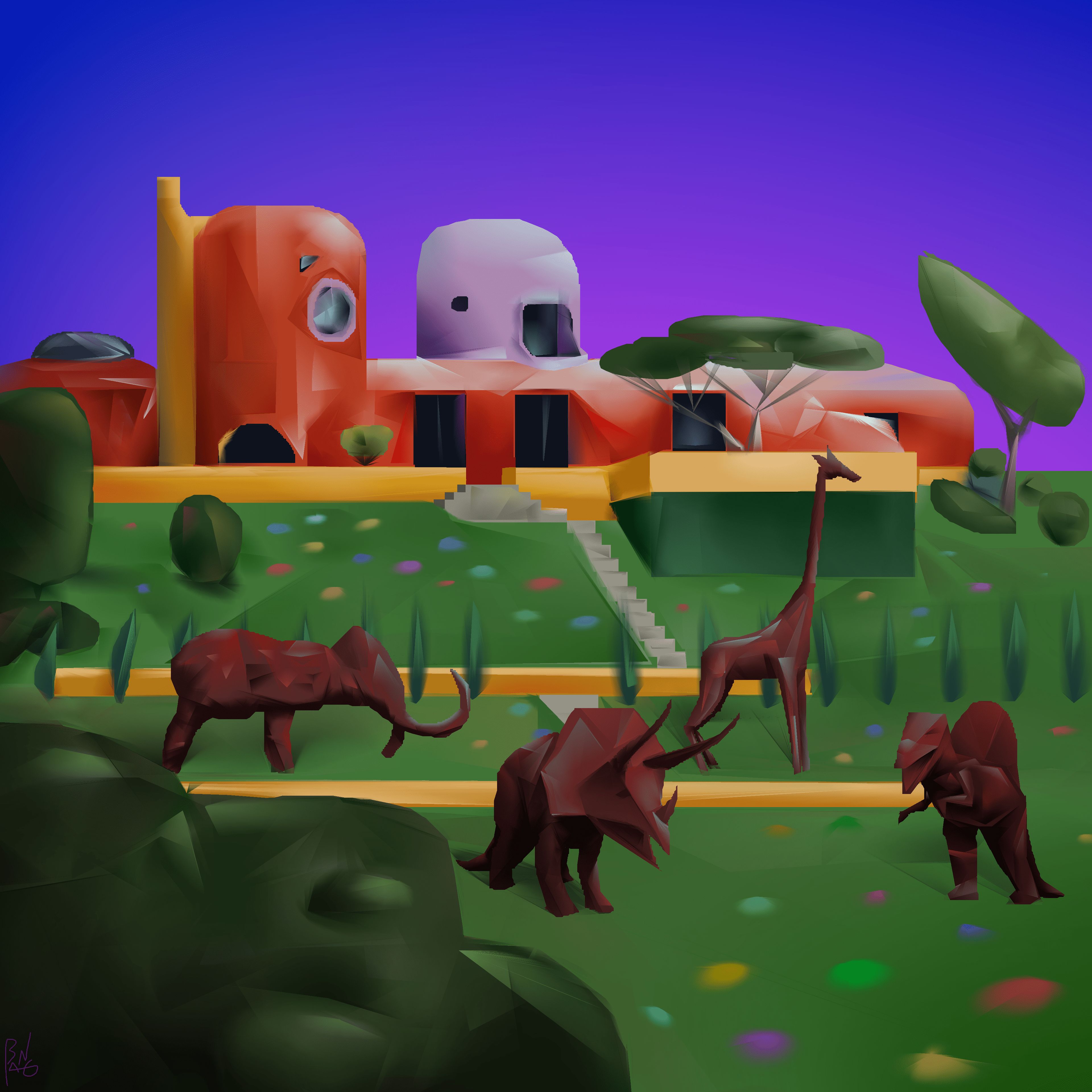 Artwork: "FLINTSTONES HOUSE" by BandidoJim.