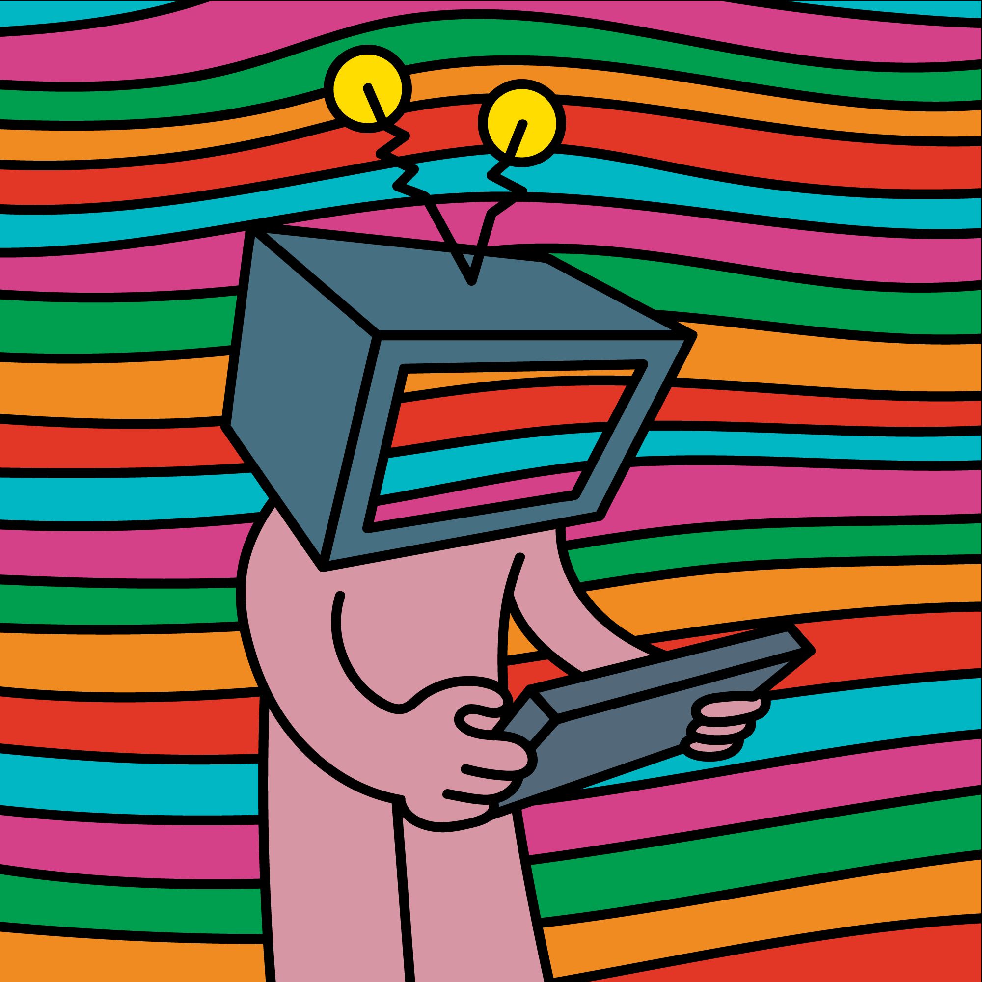 Artwork: "TV DUDE" by BandidoJim.