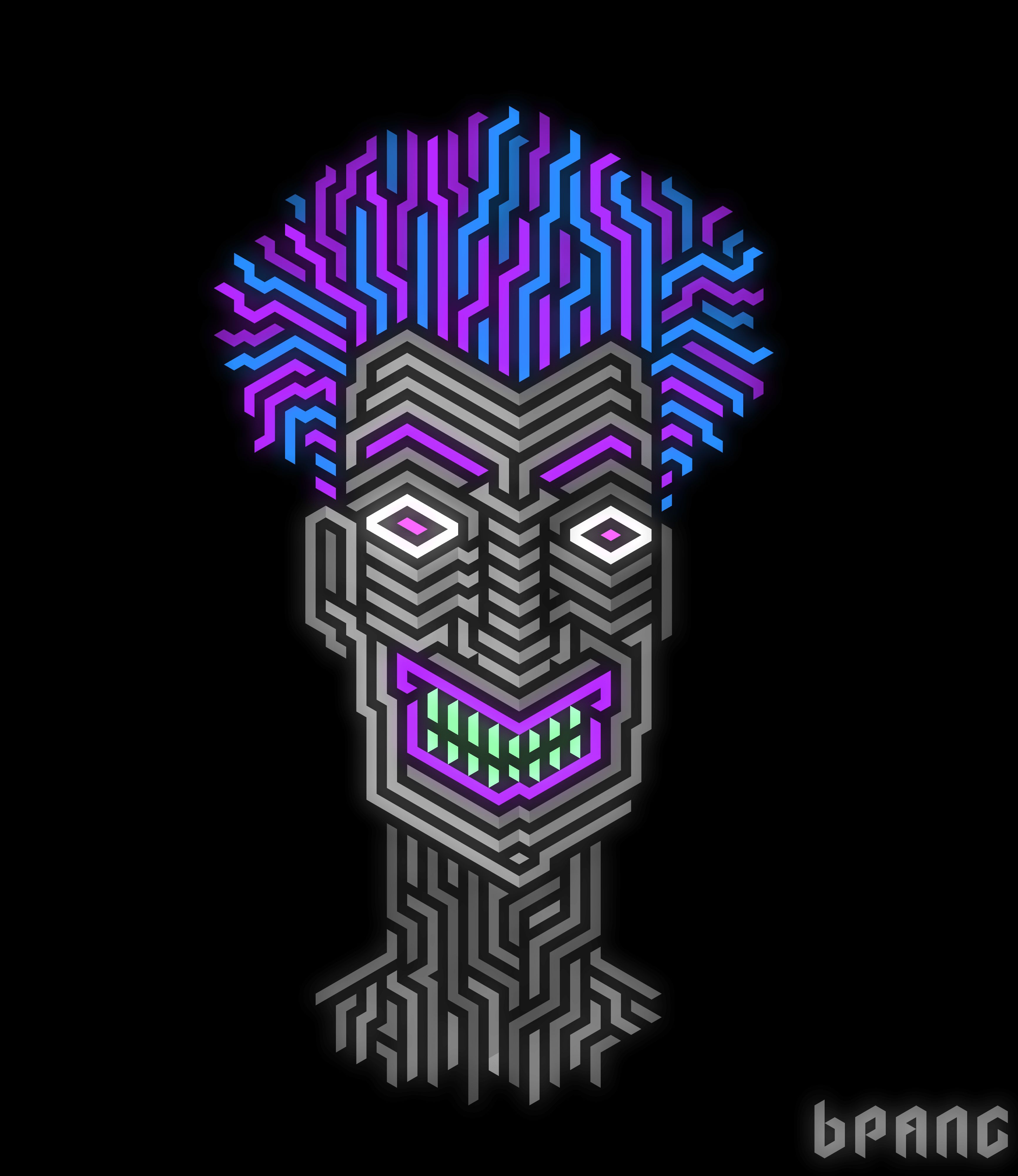 Artwork: "WEIRD FACE" by BandidoJim.